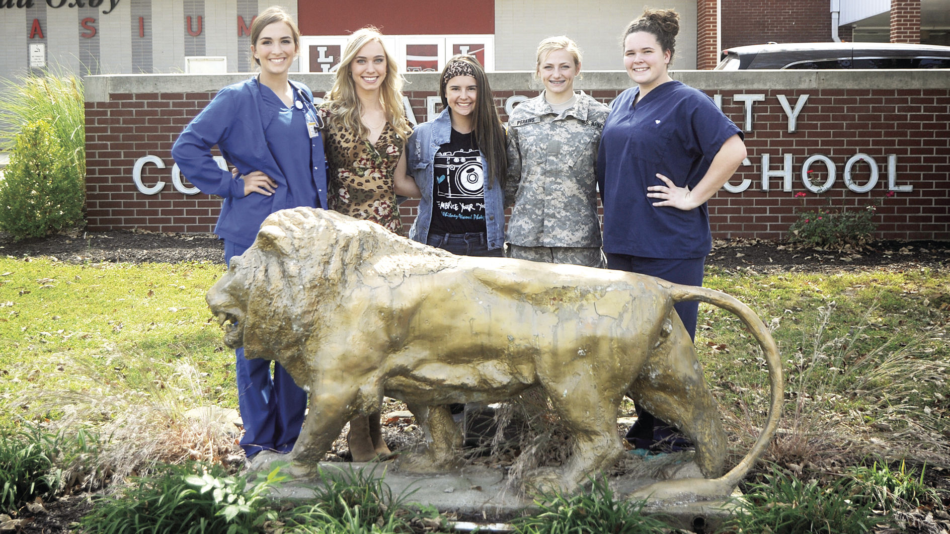 ECHS Homecoming Queen candidates