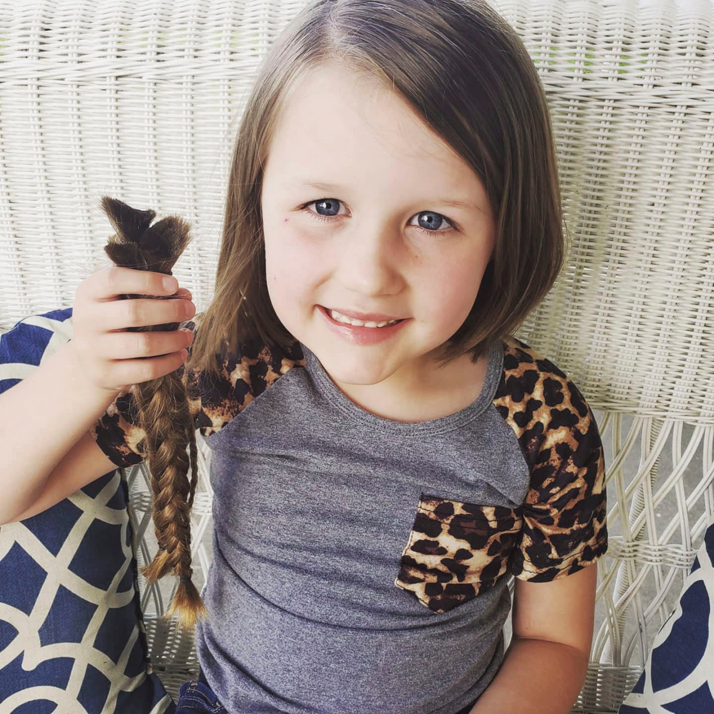 Emersyn McVaigh donates hair